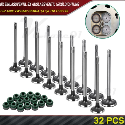16x einlassventil - 16x,
